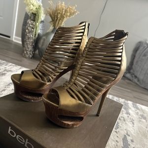 Bebe Caged Sandals